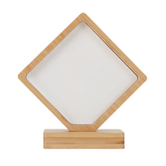 Personalized Wooden Photo Plaque with Rotating Base – Custom Engraved Picture Frame for Birthdays, Weddings & Anniversaries