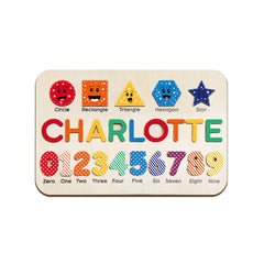 Personalized Wooden Name Puzzle – Custom Educational Toy for Toddlers & Kids