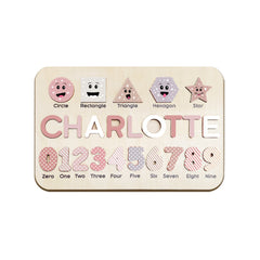 Personalized Wooden Name Puzzle – Custom Educational Toy for Toddlers & Kids