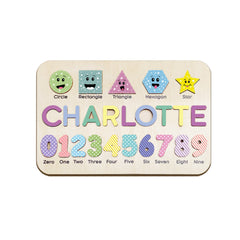Personalized Wooden Name Puzzle – Custom Educational Toy for Toddlers & Kids