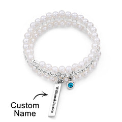 Personalized ‘Something Blue’ Bouquet Charm – Custom Engraved Wedding Keepsake for Brides