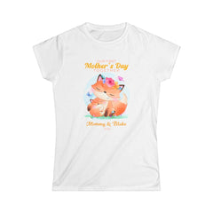 Personalized First Mother’s Day Matching Set – Custom Fox Mommy & Baby Outfit